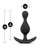 ANAL ADVENTURES PLATINUM WAVE PLUG BLACK