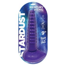 STARDUST MERCURY RISING SILICONE DILDO 9IN PURPLE